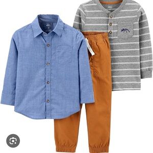 NWT Carters 3 Piece Playwear Set in size 3T